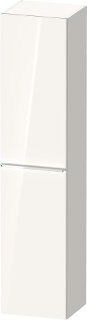 Dulap inalt suspendat Duravit D-Neo 400x360x1760mm cu o usa alb lucios