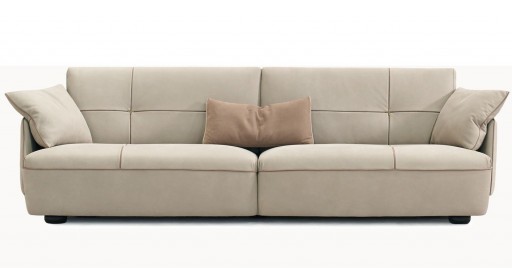 Capanea Gamma Space D3M cu 3 locuri 260cm piele Burt F613 HandMade in Italy