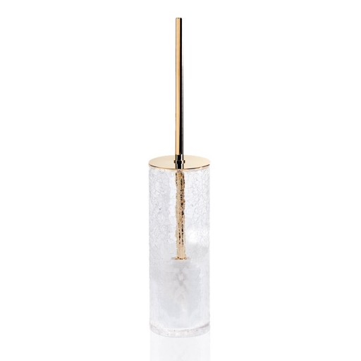 Perie WC cu suport Decor Walther Crack gold