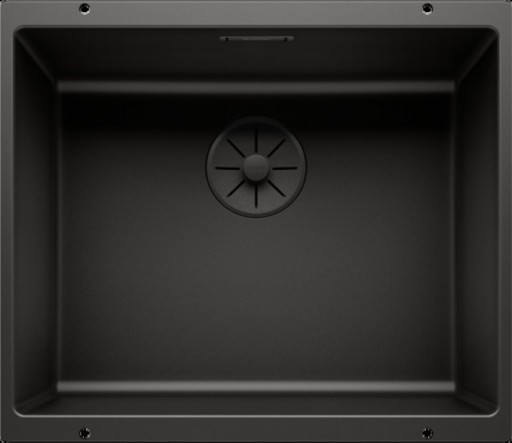 Chiuveta bucatarie Blanco Subline 500-U Black Edition 530x460mm montare sub blat Silgranit negru