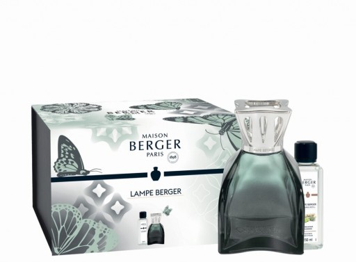 Set Maison Berger lampa catalitica Lilly Verte cu parfum Terre Sauvage