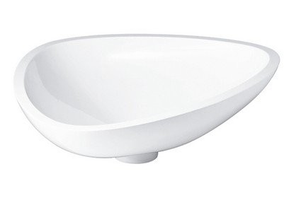Lavoar baie pe blat alb 57 cm, asimetric, Hansgrohe Axor Massaud
