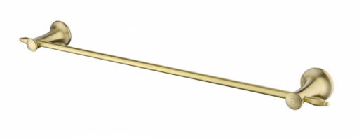 Suport prosop baie FDesign Lacrima, 60 cm, bronz periat