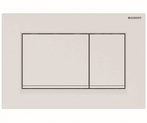 Clapeta actionare Geberit Sigma30 EasytoClean alb mat lacuit detalii alb