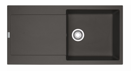 Chiuveta bucatarie Franke Maris MRG 611-L reversibila 970x500mm tehnologie Sanitized fragranite Slate Grey