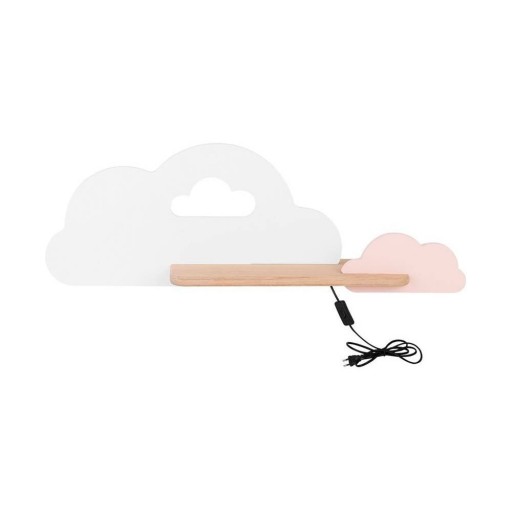 Corp de iluminat pentru copii alb/roz Cloud – Candellux Lighting