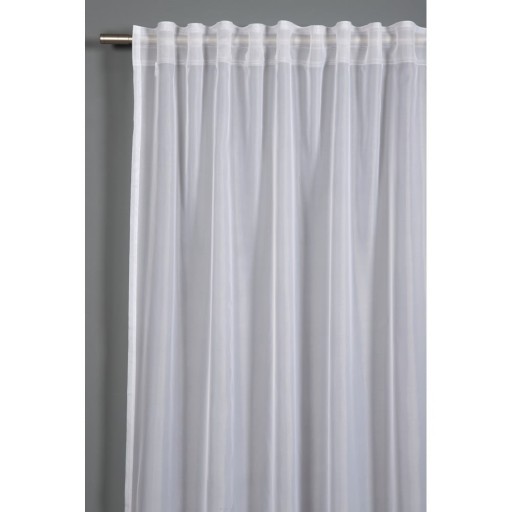 Perdea albă 245x140 cm Voile Uni - Gardinia