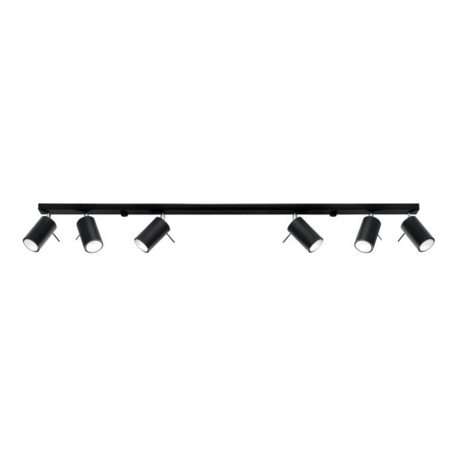 Lustră Nice Lamps Etna 6L, negru