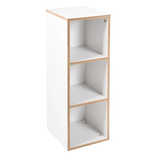 Bibliotecă pentru copii albă 30x91 cm Finn – Roba