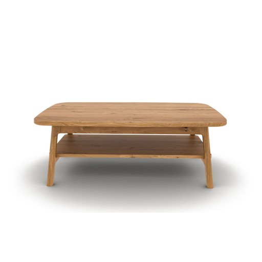 Măsuță de cafea în culoare naturală din lemn de stejar 70x110 cm Twig – The Beds