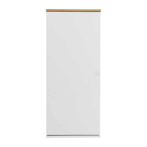 Comodă cu 3 rafturi Tenzo Dot, înălțime 95 cm, alb