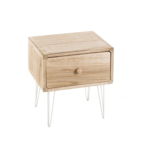 Noptieră din lemn exotic Natural Way – Casa Selección