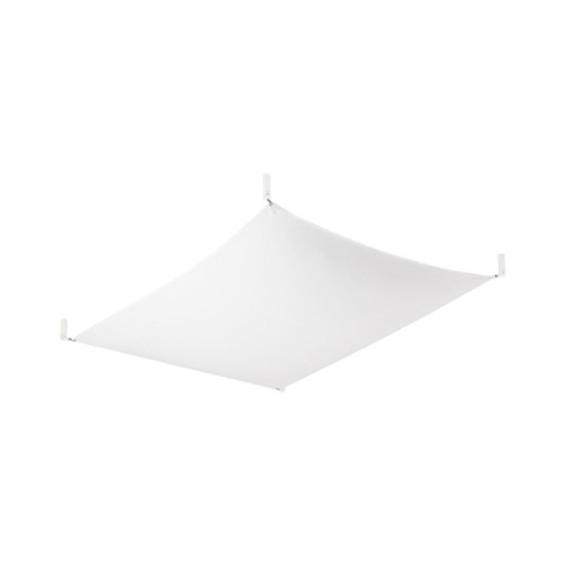 Plafonieră albă cu abajur textil 80x105 cm Viva – Nice Lamps