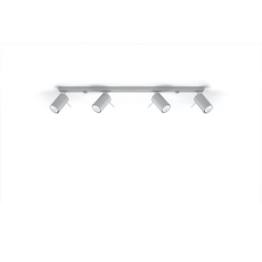 Plafonieră Nice Lamps Etna 4L, gri