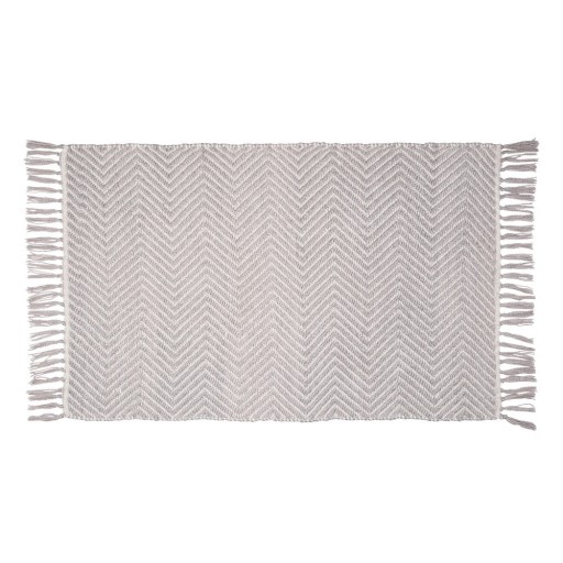 Covoraș baie din plastic reciclat Wenko Gata, 50 x 80 cm, gri