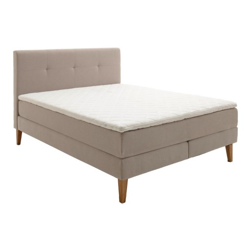 Pat boxspring bej 160x200 cm Stockholm – Meise Möbel