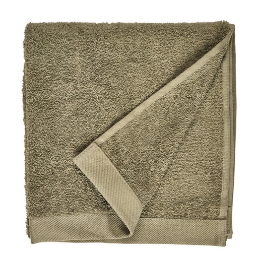 Prosop din bumbac froté Södahl, 100 x 50 cm, verde olive