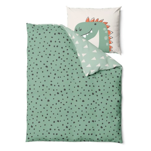 Lenjerie de pat pentru copii din bumbac 140x200 cm Dino – Bonami Selection