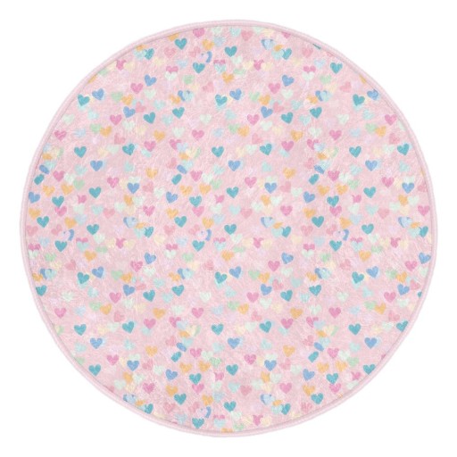 Covor pentru copii roz ø 100 cm Comfort – Mila Home