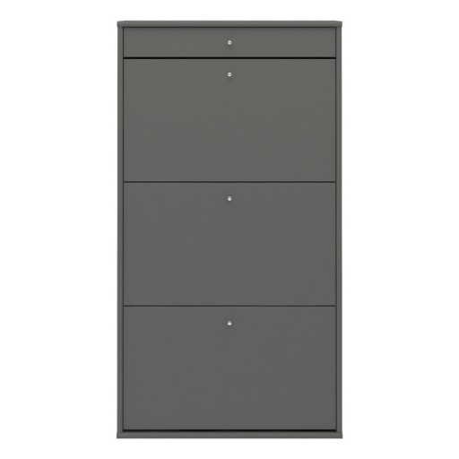 Suport de pantofi gri cu uși rabatabile Mistral - Hammel Furniture