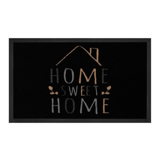 Covoraș intrare Hanse Home Sweet Home, 45x75 cm, negru