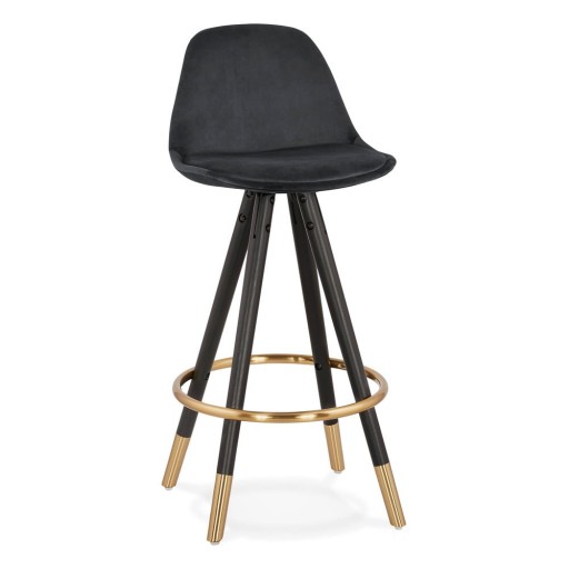 Scaun de bar Kokoon Carry Mini, înălțime 65 cm, negru