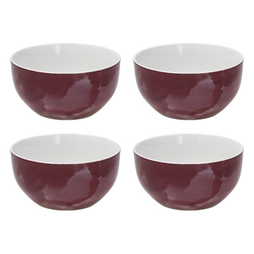 Set 4 boluri Sfera, Andrea Fontebasso, 14 cm, portelan, mov
