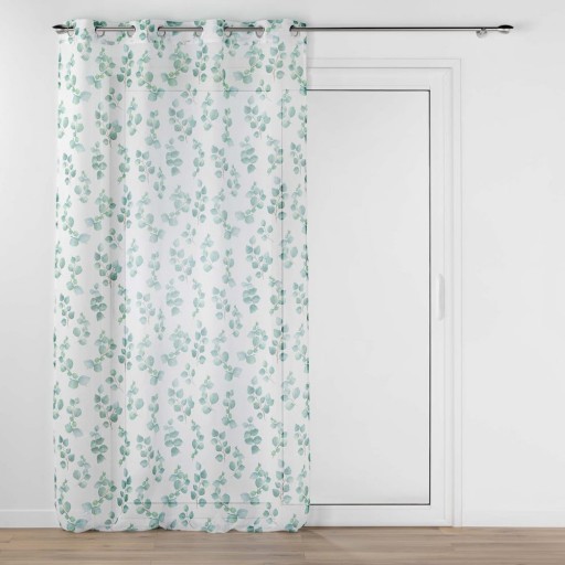 Perdea albă/verde 140x280 cm Leandre – douceur d'intérieur