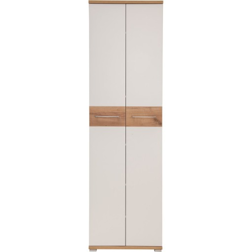 Șifonier alb cu aspect de lemn de stejar 59x199 cm Topix – Germania