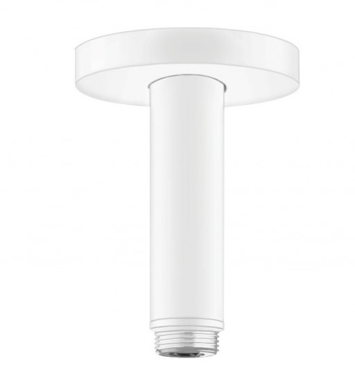 Brat de dus Hansgrohe S cu montare pe tavan 10cm alb mat