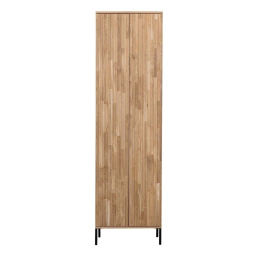 Dulap în culoare naturală cu aspect de lemn de stejar 60x210 cm Gravure – WOOOD