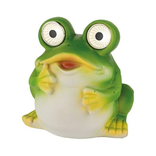 Lampa solara de gradina Frog, Lumineo, H12 cm, verde