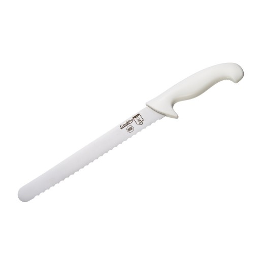 Cutit profesional pentru paine, Cooking by Heinner, 25 cm, inox, alb