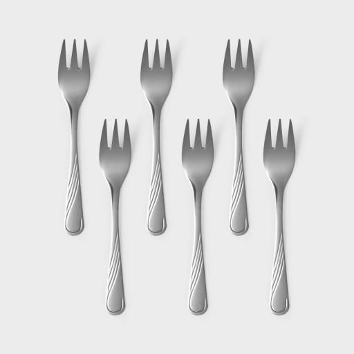 Set furculite desert 6 piese Napoli, Ambition, 13.5 cm, inox