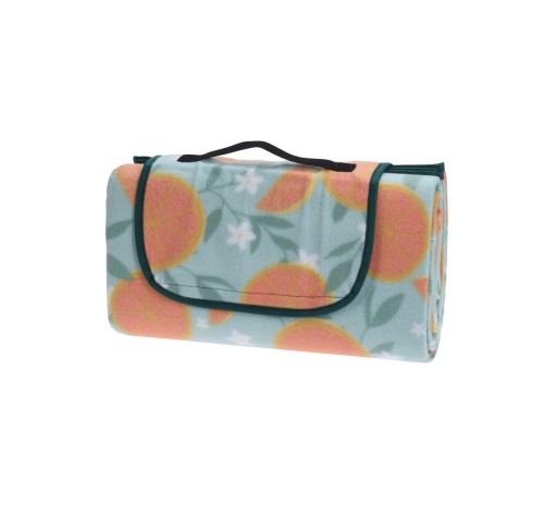 Patura pentru picnic Orange, 130x150 cm, poliester, verde