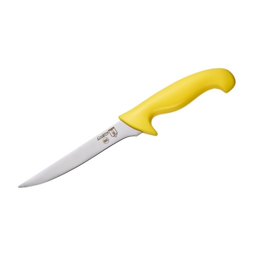 Cutit profesional pentru dezosat, Cooking by Heinner, 18 cm, inox, galben
