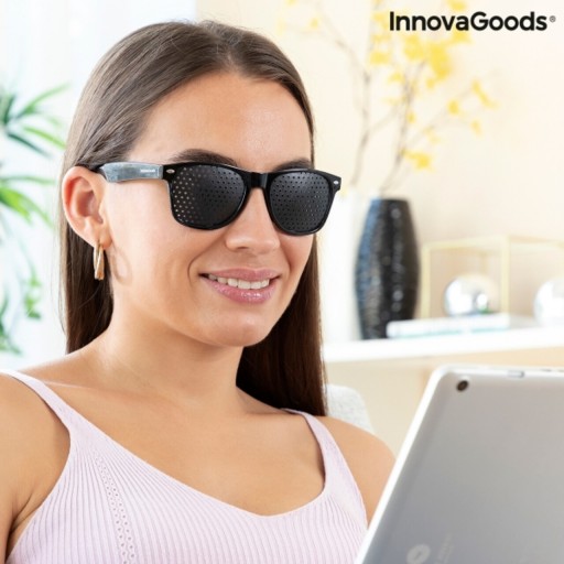 Ochelari reticulari, Easview InnovaGoods, lentile opace cu mici orificii