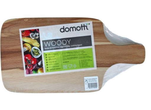 Tocator Woody, Domotti, 30x16 cm, lemn, natural