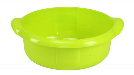 Bol cu manere Sara, Domotti, 36 cm, plastic, verde