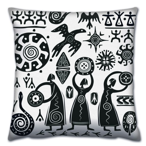 Perna, A14655, 43x43 cm, 50% bumbac / 50% poliester, Multicolor