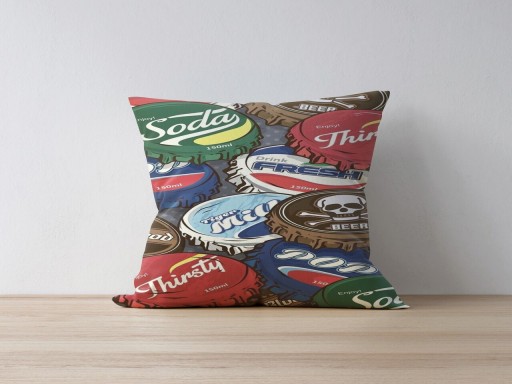 Husa de perna, a1139, 43x43 cm, 50% bumbac/50% poliester, Multicolor