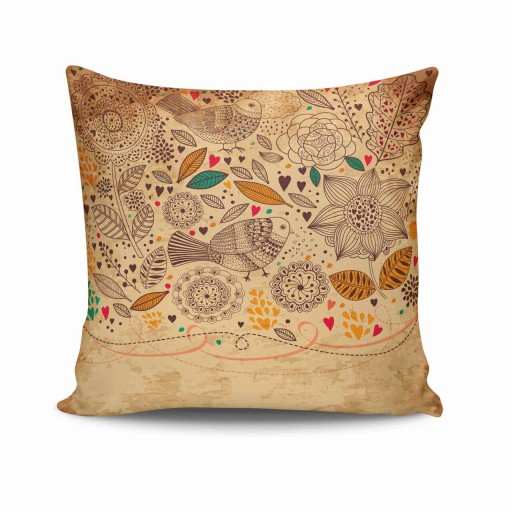 Perna, NKRLNT-114, 43x43 cm, 50% bumbac / 50% poliester, Multicolor