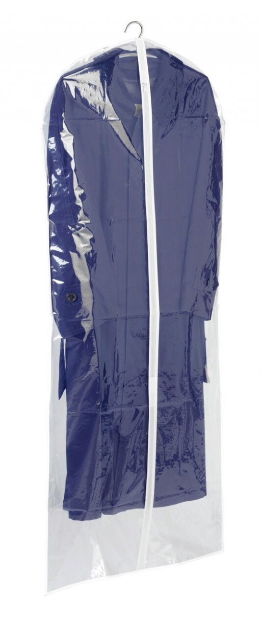 Husa pentru costum, Wenko, Transparent, 60 x 150 cm, polietilena, transparent