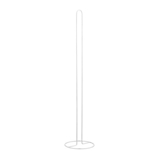 Suport vertical hartie igienica Basic, Jotta, 13.5x13.5x60 cm, otel, argintiu