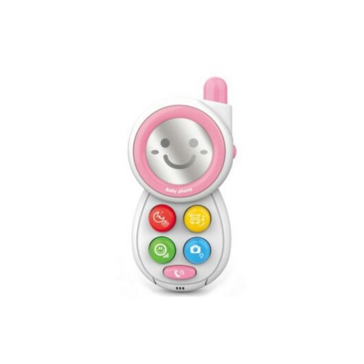 Jucarie interactiva telefon, Baby Musical Phone, HE0513, 0M+, plastic, multicolor