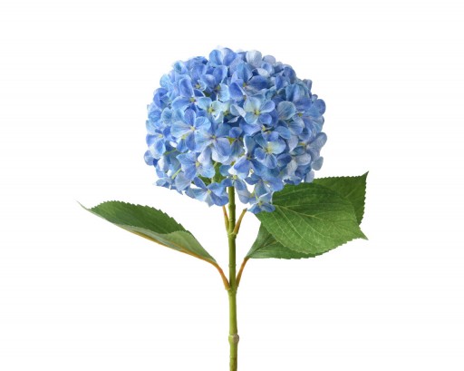 Floare artificiala Hydrangea, Decoris, 25 x 67 cm, poliester, albastru