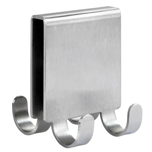 Carlig suspendabil pentru dus, Wenko, Vieste Duo, 7 x 5.5 x 6 cm, inox