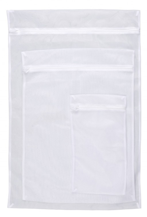 Husa de protectie pentru rufe , Wenko, Laundry, 5 kg, 60 x 90 cm, poliester, alb