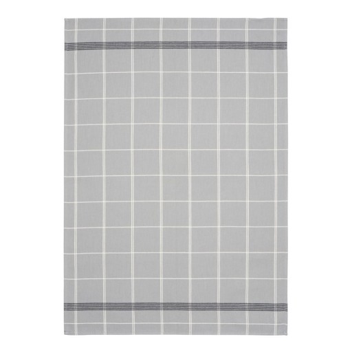 Prosop din bumbac pentru bucătărie Södahl Geometric, gri, 50 x 70 cm