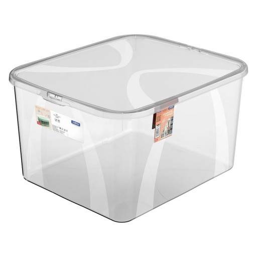 Cutie de depozitare din plastic cu capac 25 l Lona - Rotho